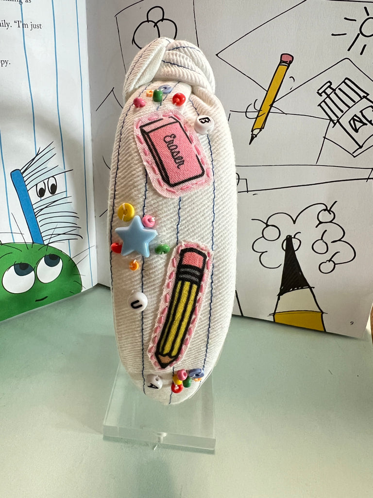 PRNCIL & ERASER Patch Knotted Headband