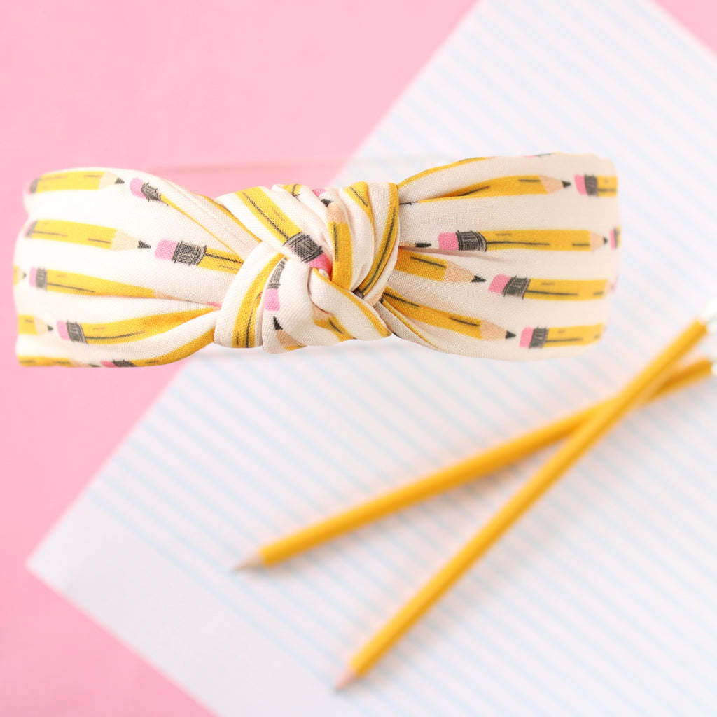 PENCIL BOX knotted Headband